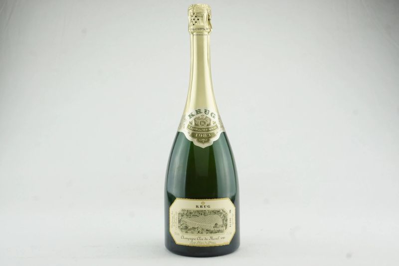 Krug Clos du Mesnil 1983  - Auction THE SIGNIFICANCE OF PASSION - Fine and Rare Wine - Pandolfini Casa d'Aste
