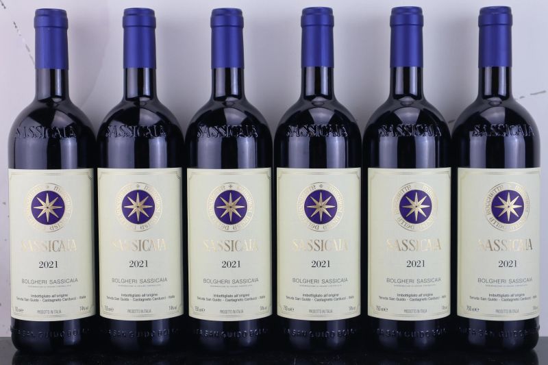 



Sassicaia Tenuta San Guido 2021  - Asta FORMA - Vini Pregiati e da Collezione - Pandolfini Casa d'Aste