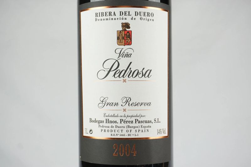      Vi&ntilde;a Pedrosa Gran Reserva Bodegas Hermanos Perez Pascuas 2004   - Asta ASTA A TEMPO | Smart Wine & Spirits - Pandolfini Casa d'Aste