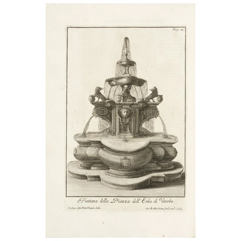 Bussi, Feliciano. Istoria della città di Viterbo. Roma, Bernabò e Lazzarini, 1742.  - Auction BOOKS, MANUSCRIPTS,  AUTOGRAPHS AND PRINTS - Pandolfini Casa d'Aste