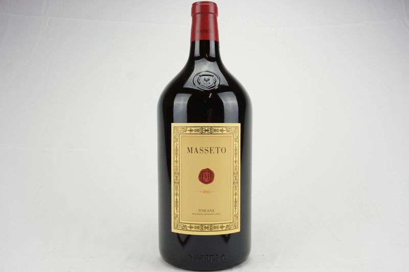      Masseto 2015   - Auction Il Fascino e l'Eleganza - A journey through the best Italian and French Wines - Pandolfini Casa d'Aste