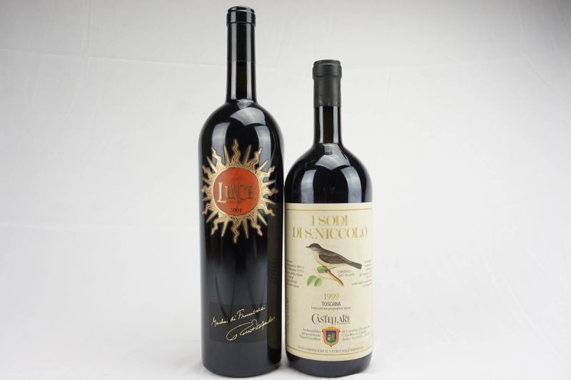      Selezione Toscana    - Auction Il Fascino e l'Eleganza - A journey through the best Italian and French Wines - Pandolfini Casa d'Aste
