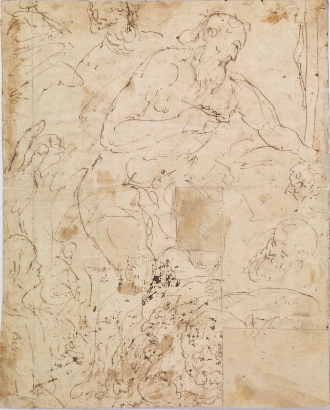      Scuola veneta, sec. XVI   - Auction Works on paper: 15th to 19th century drawings, paintings and prints - Pandolfini Casa d'Aste