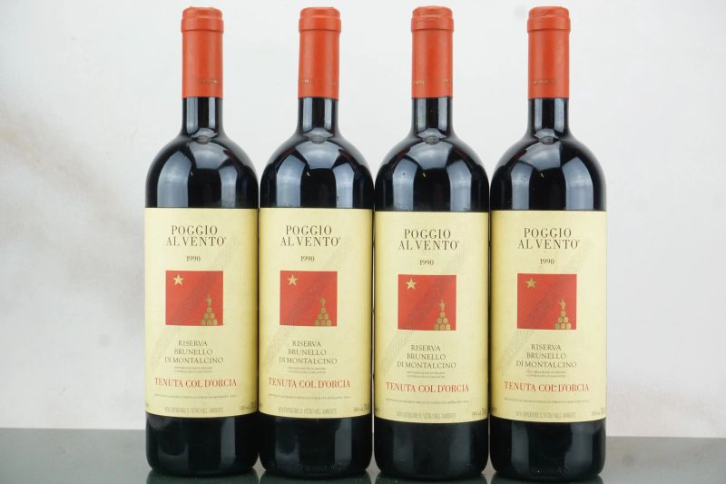 Brunello di Montalcino Poggio al Vento Riserva Tenuta Col d'Orcia 1990  - Auction LA RAFFINATEZZA DELLA COMPLESSITA' - Fine and Rare Wine - Pandolfini Casa d'Aste