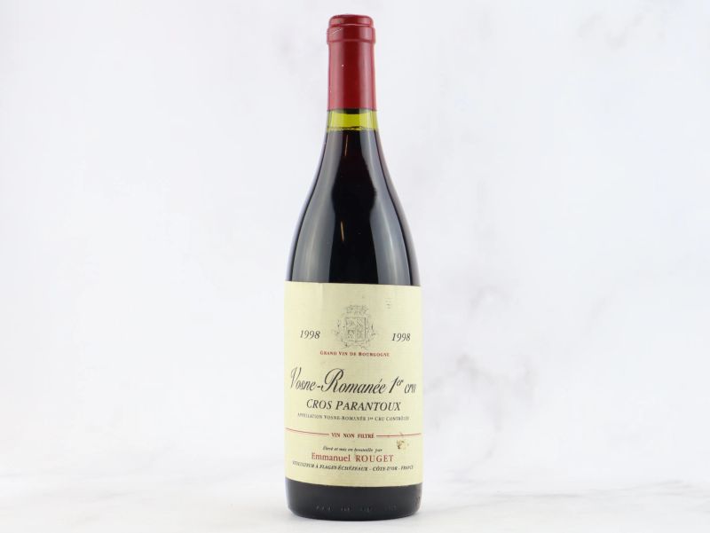 



Vosne-Roman&eacute;e Au Cros Parantoux Domaine Emmanuel Rouget 1998  - Auction MATERIA - Fine and Rare Wine - Pandolfini Casa d'Aste