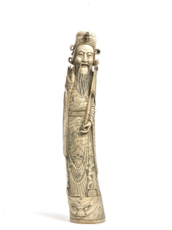 SCULTURA, CINA, DINASTIA QING, SEC. XIX  - Asta Arte Orientale - Pandolfini Casa d'Aste