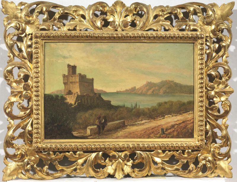      Scuola del sec. XIX   - Auction TIMED AUCTION | 19TH AND 20TH CENTURY PAINTINGS AND DRAWINGS - Pandolfini Casa d'Aste