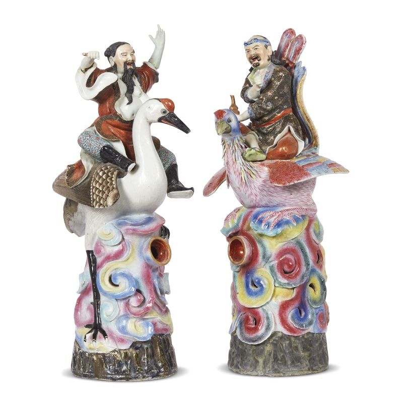 TWO SCULPTURES, CHINA, QING DYNASTY, 18TH-19TH CENTURY  - Auction Asian Art  东方艺术 - Pandolfini Casa d'Aste