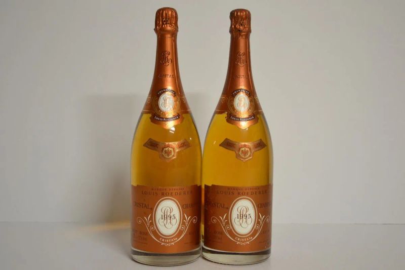 Cristal Rose Roederer 1995  - Asta Vini Pregiati e da Collezione - Pandolfini Casa d'Aste