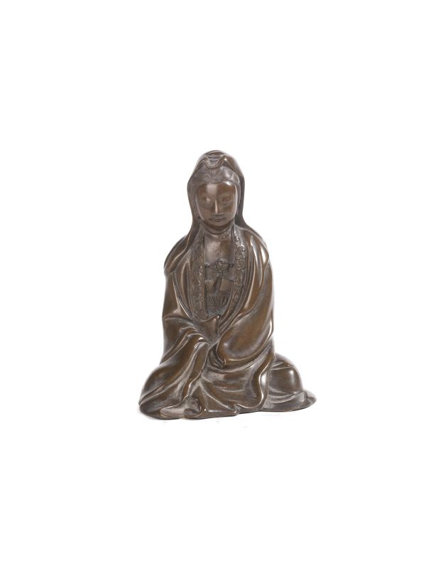 A BRONZE FEMALE FIGURE, CHINA, 20TH CENTURY  - Auction TIMED AUCTION | Asian Art -&#19996;&#26041;&#33402;&#26415; - Pandolfini Casa d'Aste