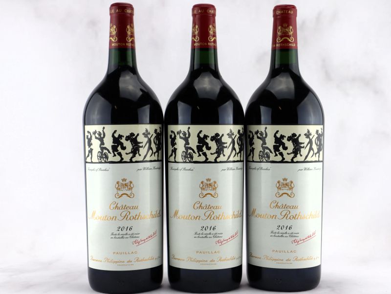 



Ch&acirc;teau Mouton Rothschild 2016  - Auction Fine and Rare Wine from a Single Owner Collection - Pandolfini Casa d'Aste