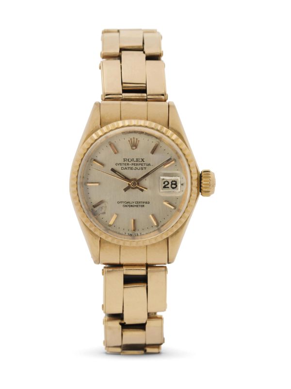 OROLOGIO DA DONNA ROLEX OYSTER PERPETUAL DATEJUST IN ORO ROSA  - Auction FINE JEWELS - Pandolfini Casa d'Aste