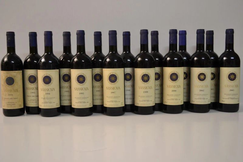 Sassicaia Tenuta San Guido                                                  - Asta Vini e distillati da collezione da cantine selezionate - Pandolfini Casa d'Aste