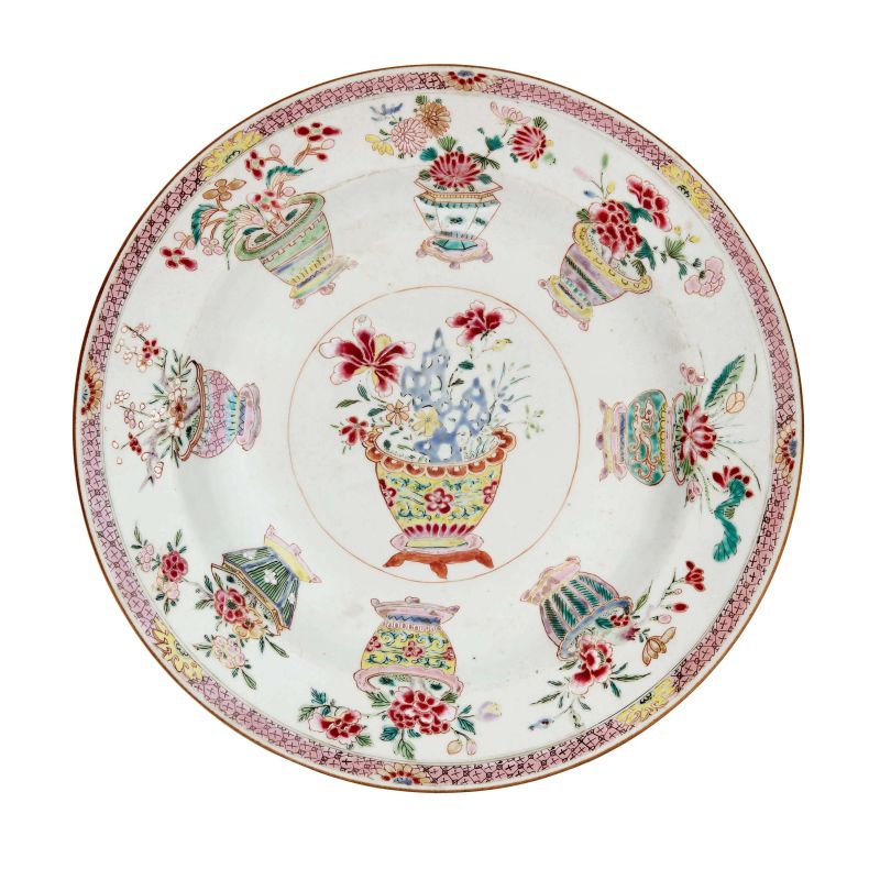 A PLATE, CHINA, QING DNAYSTY, 18TH CENTURY  - Auction TIMED AUCTION | Asian Art -&#19996;&#26041;&#33402;&#26415; - Pandolfini Casa d'Aste