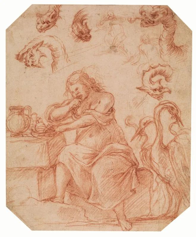 Scuola toscana del XVII secolo  - Asta Stampe e disegni antichi e moderni-Libri Antichi - Pandolfini Casa d'Aste