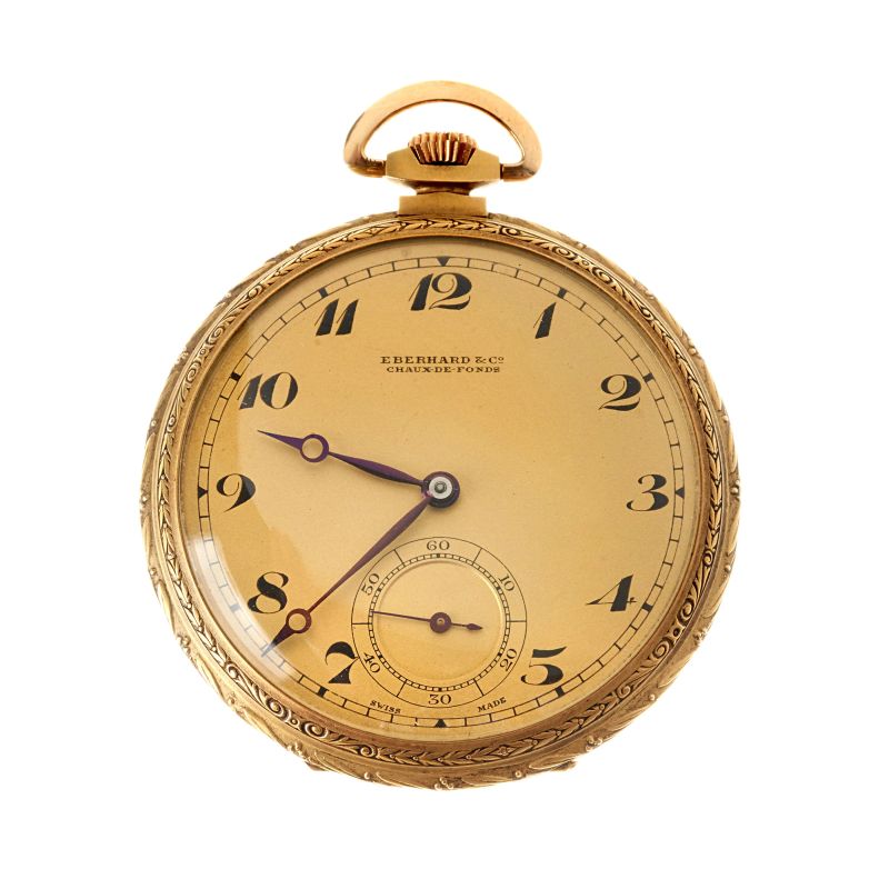 Eberhard : 



EBERHARD YELLOW GOLD POCKET WATCH  - Auction WATCHES AND PENS - Pandolfini Casa d'Aste