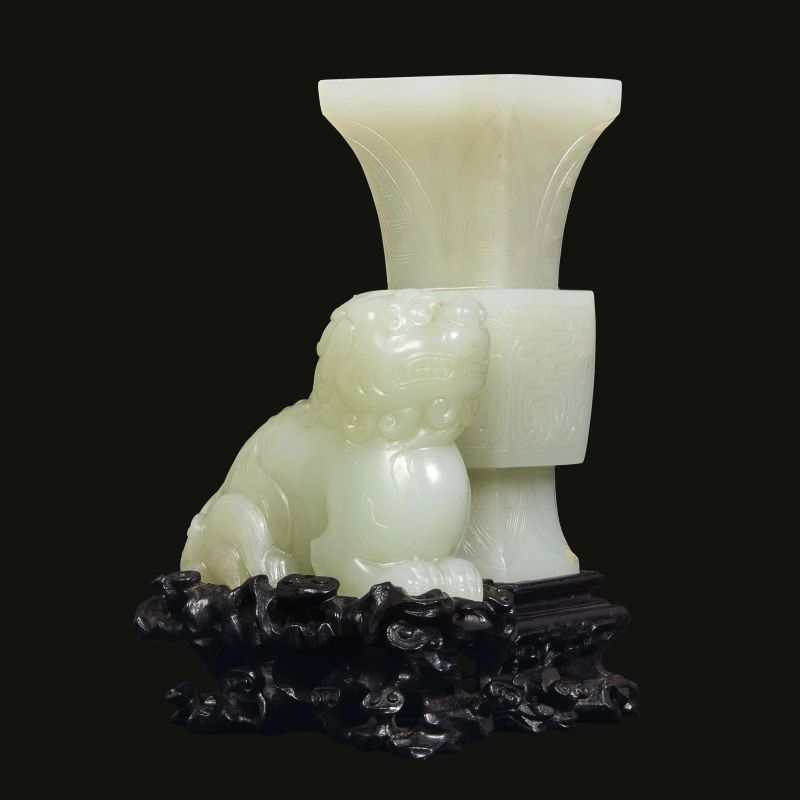 A JADE CARVING, CHINA, QING DYNASTY, 18TH-19TH CENTURY  - Auction Asian Art | &#19996;&#26041;&#33402;&#26415; - Pandolfini Casa d'Aste