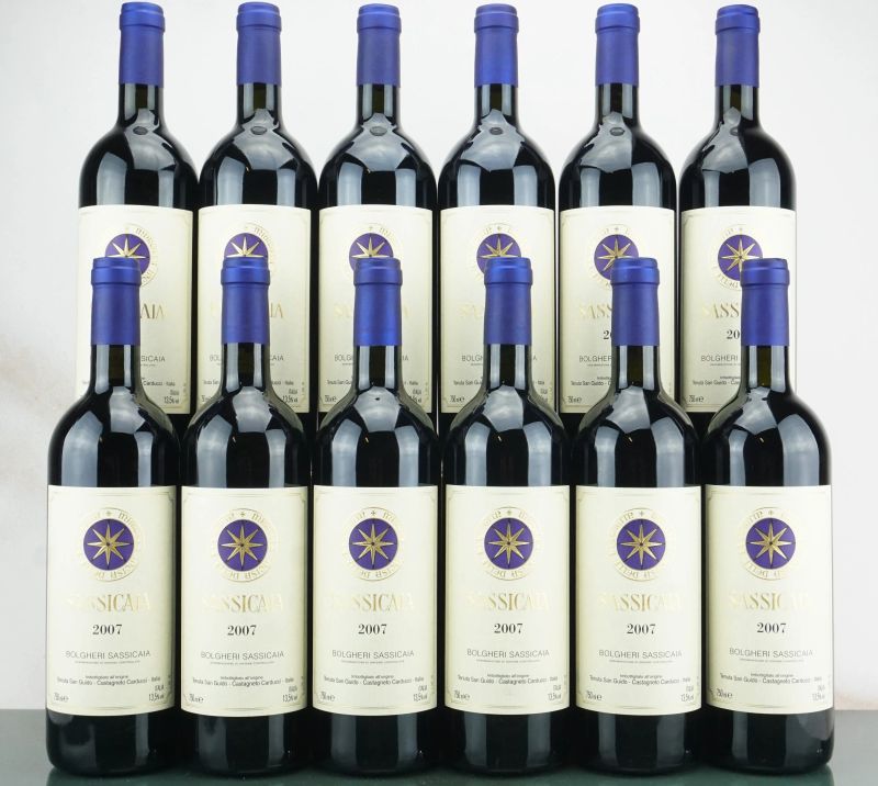 Sassicaia Tenuta San Guido 2007  - Auction LA RAFFINATEZZA DELLA COMPLESSITA' - Fine and Rare Wine - Pandolfini Casa d'Aste