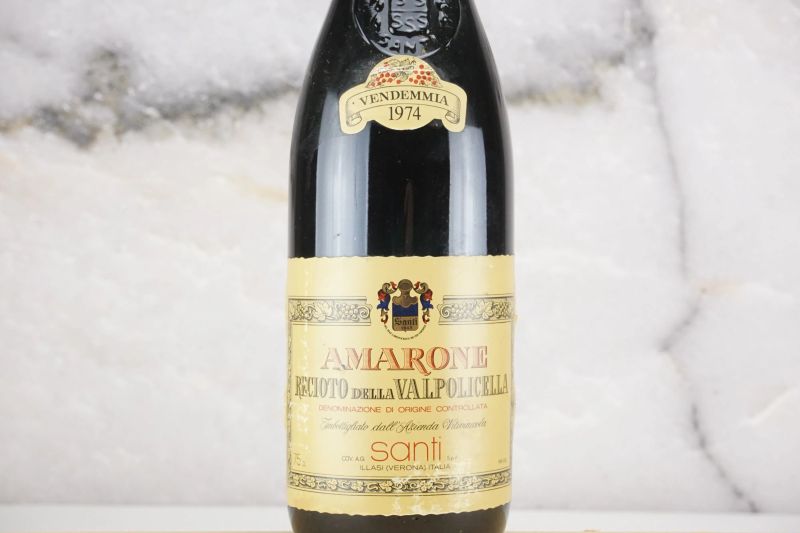Amarone Recioto della Valpolicella Santi 1974  - Auction Smart Wine 2.0 | Online Auction - Pandolfini Casa d'Aste