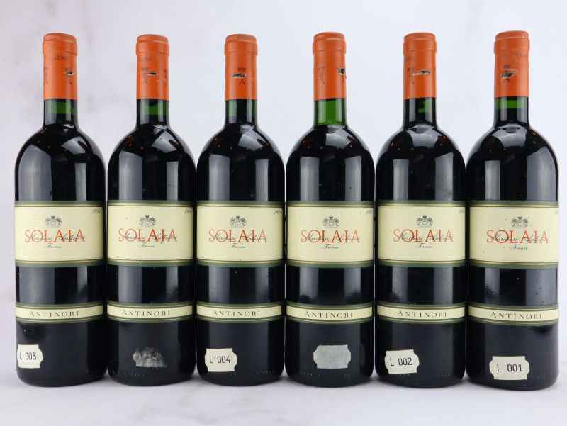 



Solaia Antinori 1991  - Asta ALCHIMIA - Vini Pregiati e da Collezione - Pandolfini Casa d'Aste