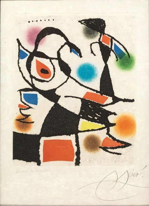 Mir&oacute;, Joan  - Auction Prints and Drawings from XVI to XX century - Books and Autographs - Pandolfini Casa d'Aste