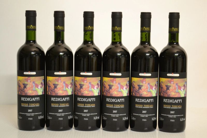 Redigaffi Tua Rita 2007  - Auction A Prestigious Selection of Wines and Spirits from Private Collections - Pandolfini Casa d'Aste