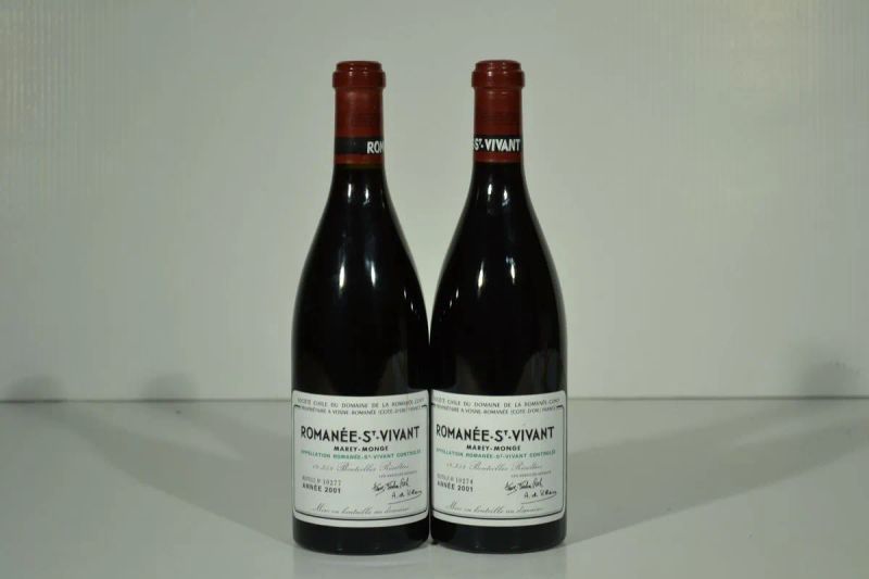 Romanee-St.-Vivant Grand Cru Domaine de la Romanee-Conti 2001  - Auction Finest and Rarest Wines - Pandolfini Casa d'Aste