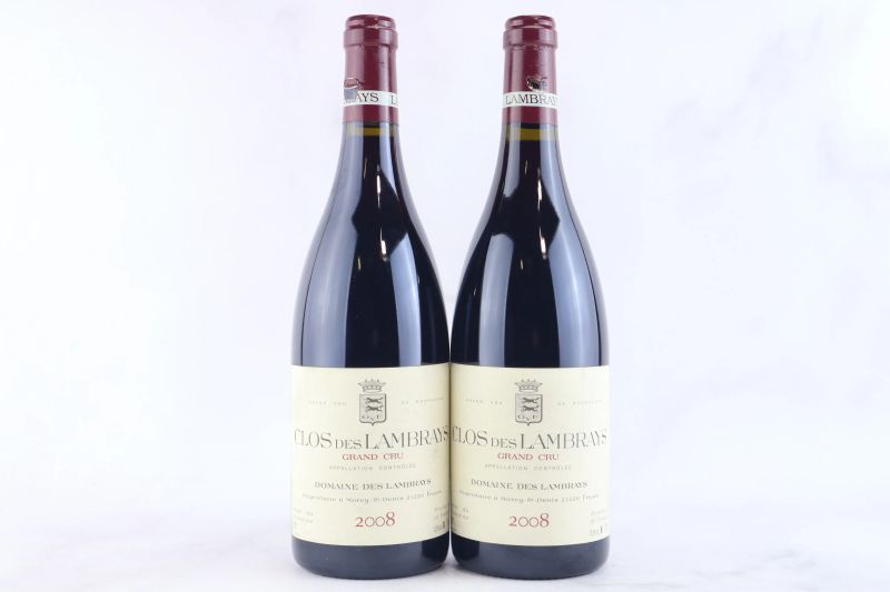 



Clos des Lambrays Domaine des Lambrays 2008  - Asta La Joie du Vin - Vini Pregiati e da Collezione - Pandolfini Casa d'Aste