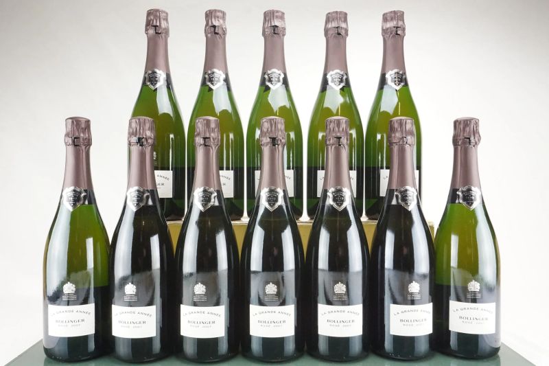 Bollinger La Grande Ann&eacute;e Ros&eacute; 2007  - Auction L'Essenziale - Fine and Rare Wine - Pandolfini Casa d'Aste