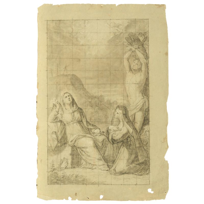 Artista romano, fine sec. XVIII  - Asta STAMPE E DISEGNI DAL XV AL XIX SECOLO - Pandolfini Casa d'Aste