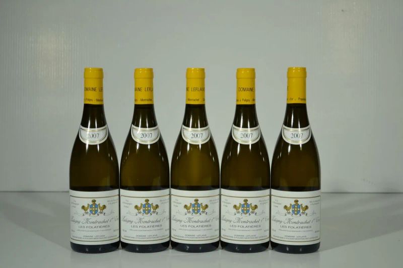 Puligny-Montrachet Les Folatieres Premier Cru Domaine Leflaive 2007  - Auction Finest and Rarest Wines - Pandolfini Casa d'Aste