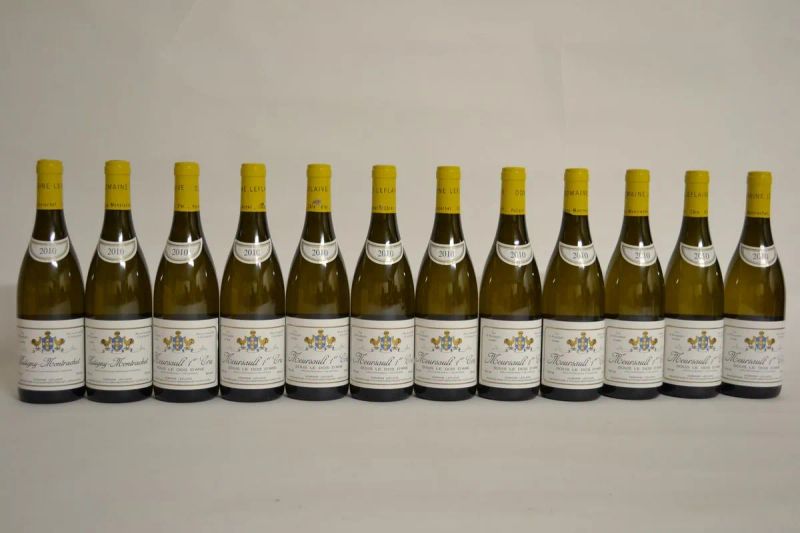 Selezione Domaine Leflaive 2010  - Auction PANDOLFINI FOR EXPO 2015: Finest and rarest wines - Pandolfini Casa d'Aste