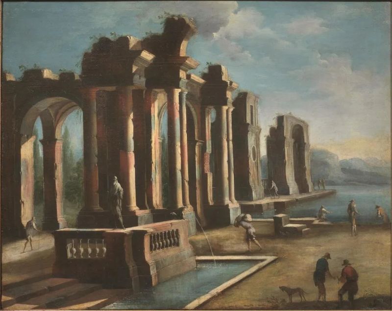 Cerchia di Gennaro Greco, sec. XVIII  - Asta Dipinti Antichi e Dipinti del Secolo XIX - Pandolfini Casa d'Aste