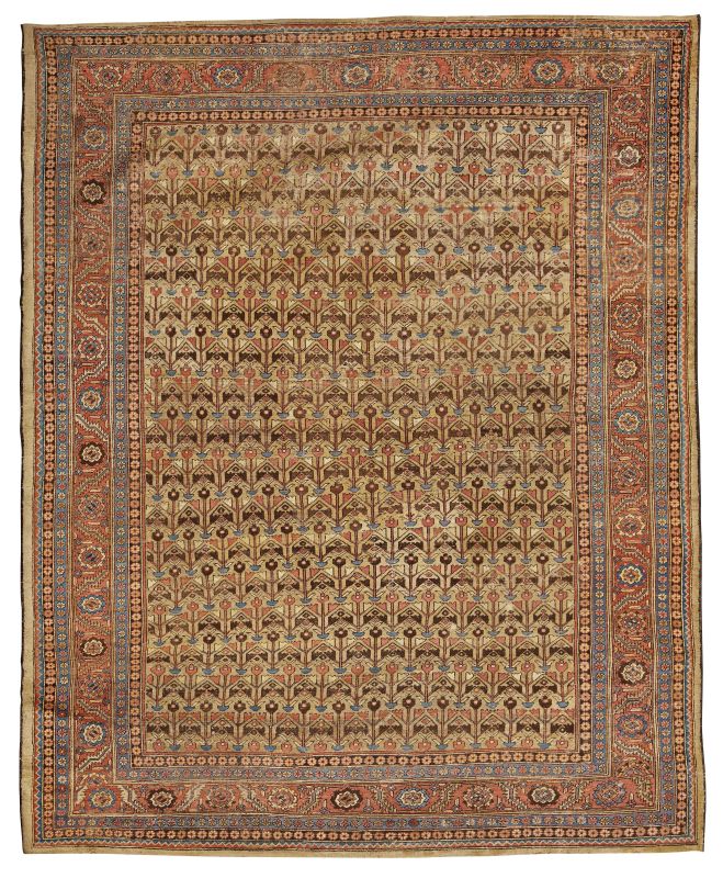      TAPPETO BAKSHAIESH, PERSIA, 1850   - Auction important antique rugs - Pandolfini Casa d'Aste