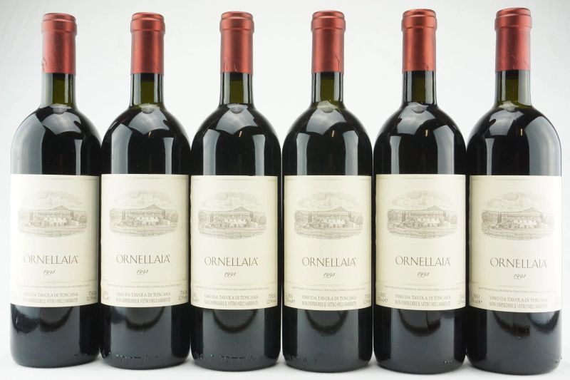 Ornellaia 1991  - Auction THE SIGNIFICANCE OF PASSION - Fine and Rare Wine - Pandolfini Casa d'Aste