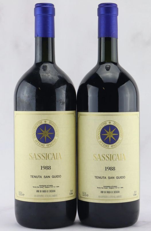 



Sassicaia Tenuta San Guido 1988  - Asta Vini Pregiati da una Ricercata Collezione - Pandolfini Casa d'Aste