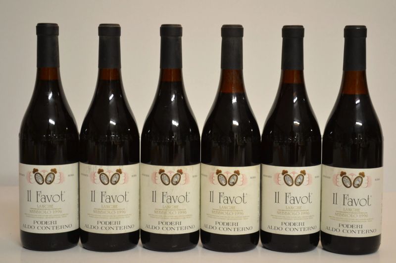 Nebbiolo Il Favot Aldo Conterno 1996  - Asta Una Prestigiosa Selezione di Vini e Distillati da Collezioni Private - Pandolfini Casa d'Aste
