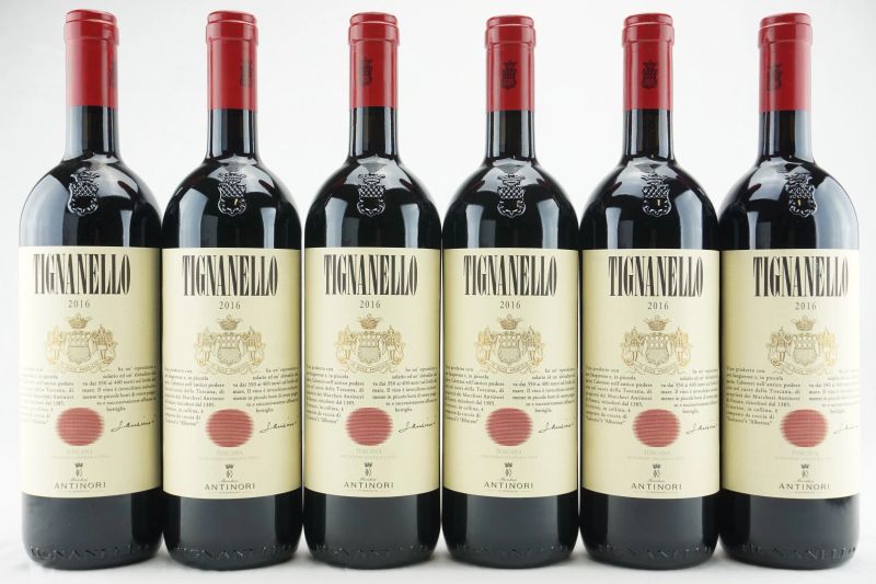 Tignanello Antinori 2016  - Auction THE SIGNIFICANCE OF PASSION - Fine and Rare Wine - Pandolfini Casa d'Aste