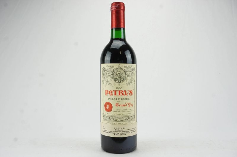      P&eacute;trus 1986   - Auction The Art of Collecting - Italian and French wines from selected cellars - Pandolfini Casa d'Aste