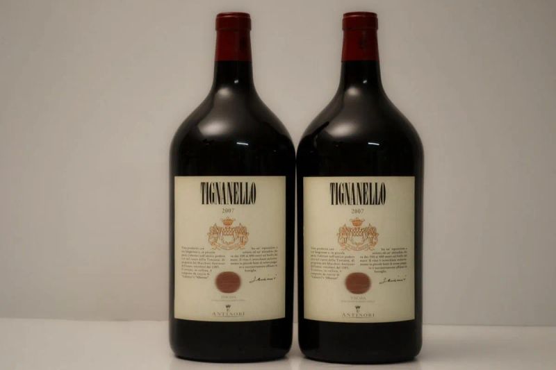 Tignanello Antinori 2007  - Asta VINI PREGIATI DA IMPORTANTI CANTINE ITALIANE - Pandolfini Casa d'Aste