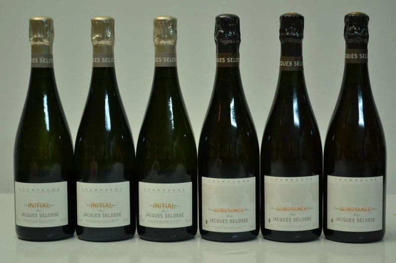 Selezione Champagne Domaine Jacques Selosse  - Auction FINE WINES FROM IMPORTANT ITALIAN CELLARS - Pandolfini Casa d'Aste