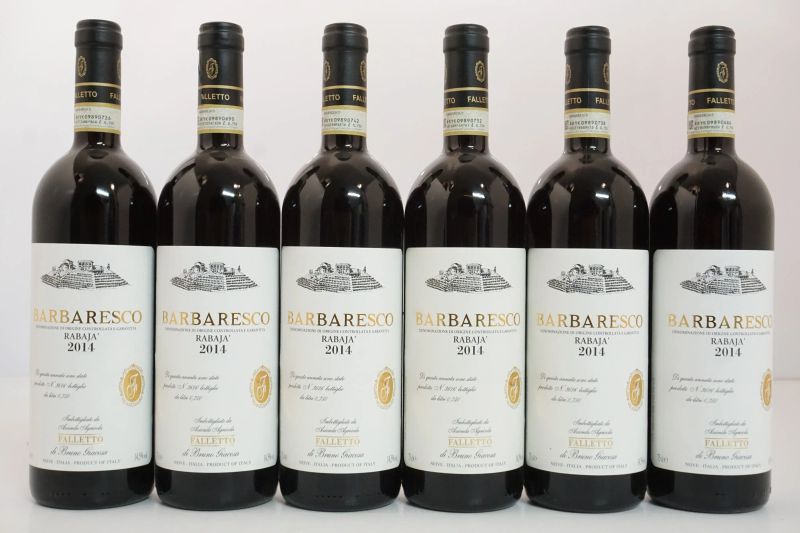      Barbaresco Rabaja Bruno Giacosa 2014    - Asta Vini Pregiati e Distillati da Collezione - Pandolfini Casa d'Aste