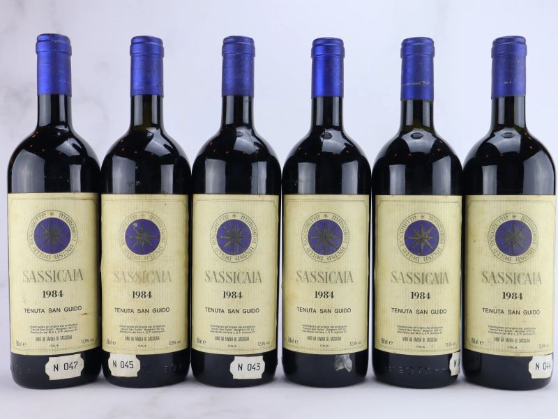 



Sassicaia Tenuta San Guido 1984  - Asta ALCHIMIA - Vini Pregiati e da Collezione - Pandolfini Casa d'Aste