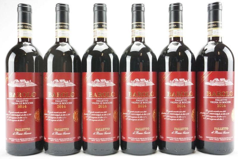      Barolo Falletto Vigna Le Rocche Riserva Etichetta Rossa Bruno Giacosa 2014   - Auction The Art of Collecting - Italian and French wines from selected cellars - Pandolfini Casa d'Aste