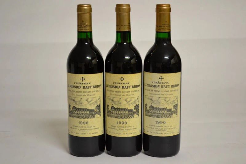 Chateau La Mission Haut-Brion 1990  - Asta Vini pregiati e da collezione - Pandolfini Casa d'Aste