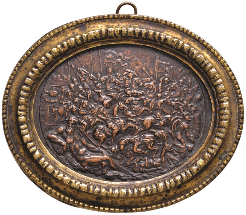 GIOVANNI BERNARDI DA CASTELBOLOGNESE (1496-1553) PLACCHETTA per la presa de La Goletta  - Auction Arcade | Books, Silver, Porcelain and Majolica, Coins - Pandolfini Casa d'Aste
