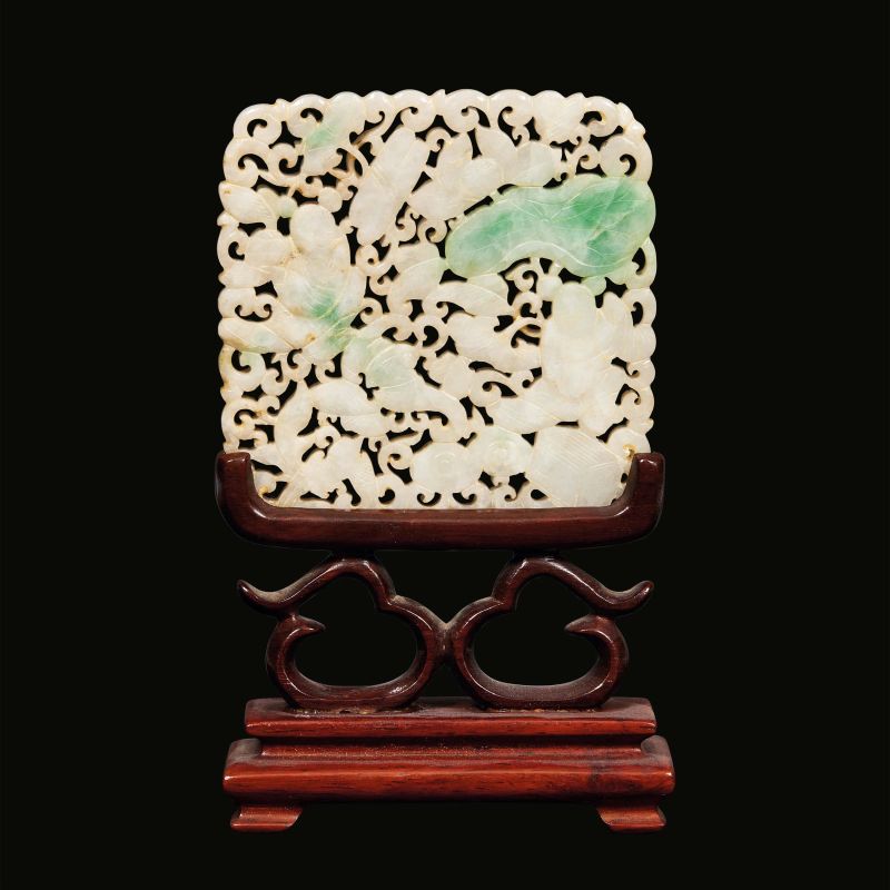 



SQUARE JADEITE CARVING, CHINA, QING DYNASTY, 19TH&ndash;20TH CENTURY  - Auction Asian Art | 东方艺术 - Pandolfini Casa d'Aste