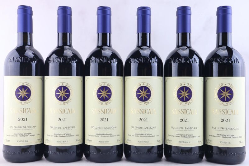 



Sassicaia Tenuta San Guido 2021  - Auction La Joie du Vin - Fine and Rare Wine - Pandolfini Casa d'Aste