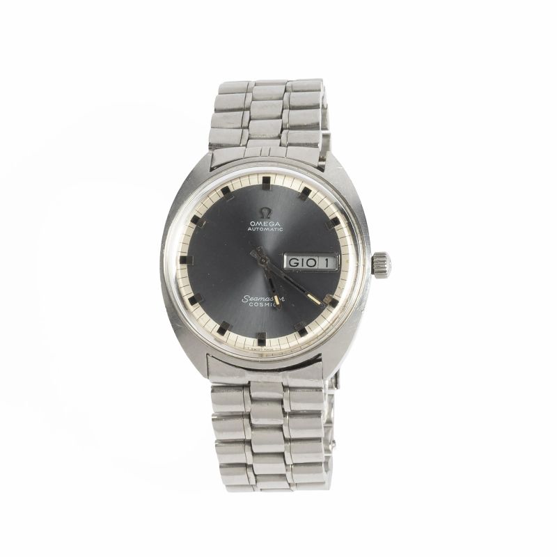 Omega : OMEGA SEAMASTER COSMIC REF. 166.036 STAINLESS STEEL WRISTWATCH  - Auction ARCADE |  WATCHES AND COLLECTIBLE PENS - Pandolfini Casa d'Aste