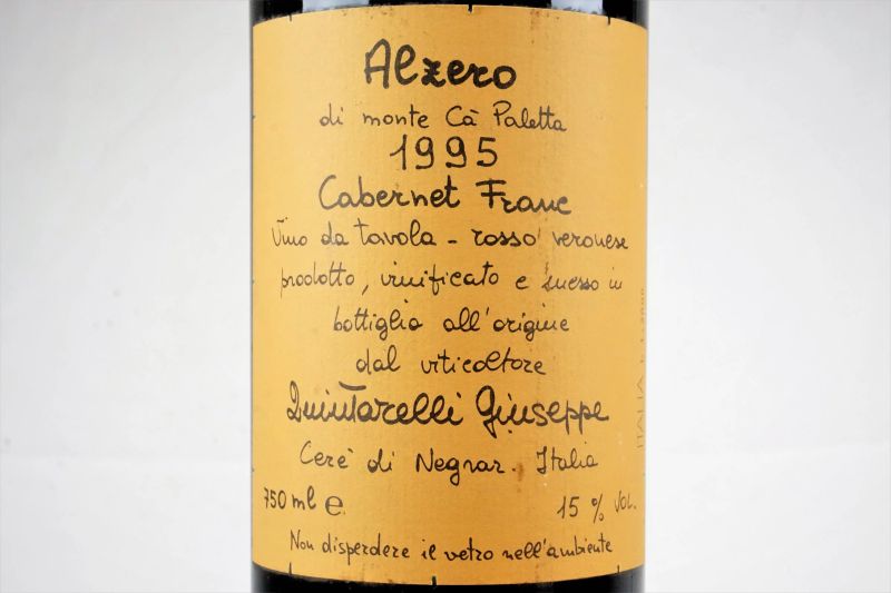      Alzero Giuseppe Quintarelli 1995   - Asta ASTA A TEMPO | Smart Wine & Spirits - Pandolfini Casa d'Aste